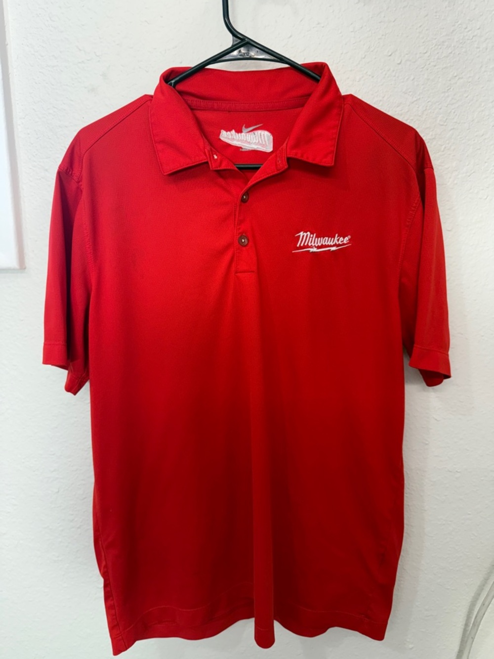 Nike Red Milwaukee Polo Shirt